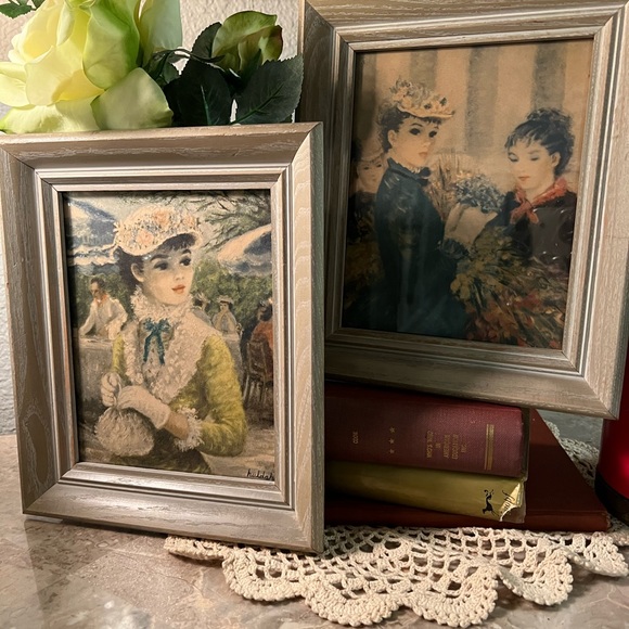 Huldah Prints Cherry Jeffe Set of 2 Framed 8”x9.5”Central Park - Picture 2 of 15